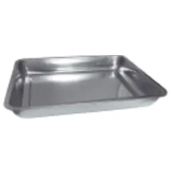 Bandeja Inox Horno                         Medidas: 450 x 350 x 60 mm. Espesor 0´8 mm.                         Mod. CH-8, CH-8 R, M-106                   y M-106 R